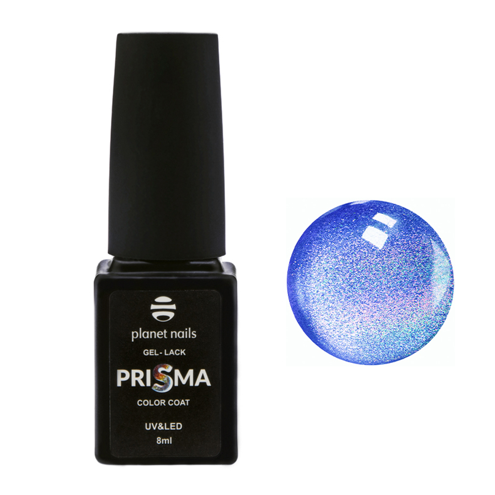 Planet Nails Гель-лак  "PRISMA" 351 Голографический кошачий глаз, 8мл