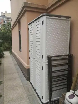 Уличный шкаф пластиковый с полками HouzBlock SmartLocker 1450 л