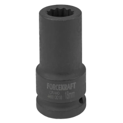 Головка ударная глубокая 3/4'', 18мм (12гр.) FORCEKRAFT FK-46810018