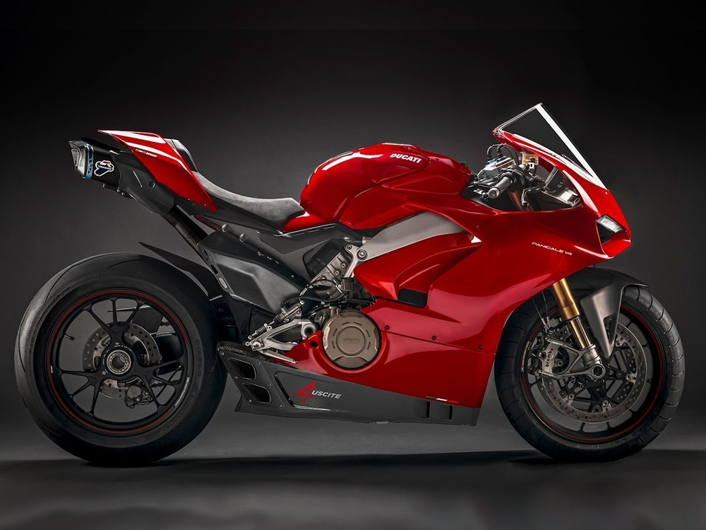 D18209401BNX TERMIGNONI COMPLETE EXHAUST SYSTEM 4 EXIT TITANIUM/STEEL BLACK EDITION (P V4)