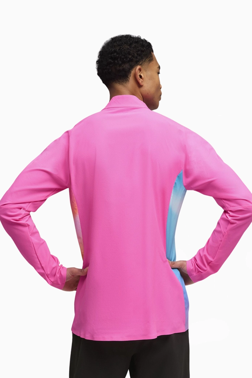 Кофта Puma Individual Lightspeed Ultimate 1/4 Zip - розовый