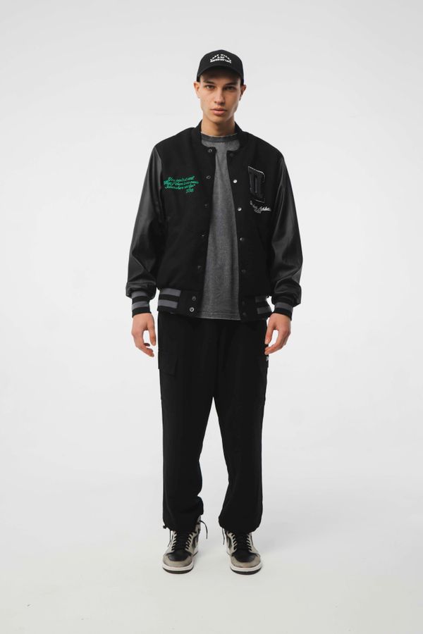 Бомбер Колледж "Saint Exupery" Черный - фото 1