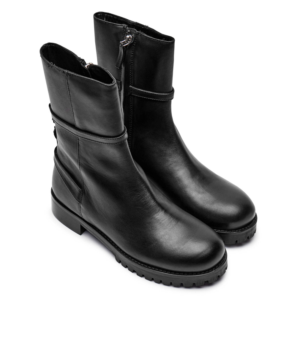 Кожаные ботильоны Patrizia Pepe - черный(8Y0050 L078)