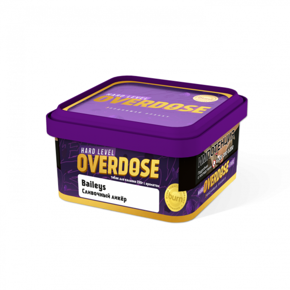 Табак Overdose BAILEYS (сливочный ликер) 200гр