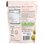 Poshi, Snacks, зеленые оливки премиального качества, чили и орегано, 30 г (1,1 унции)