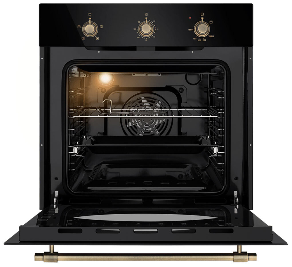 Газовый духовой шкаф Maunfeld EOGC604RBG.MT Slim