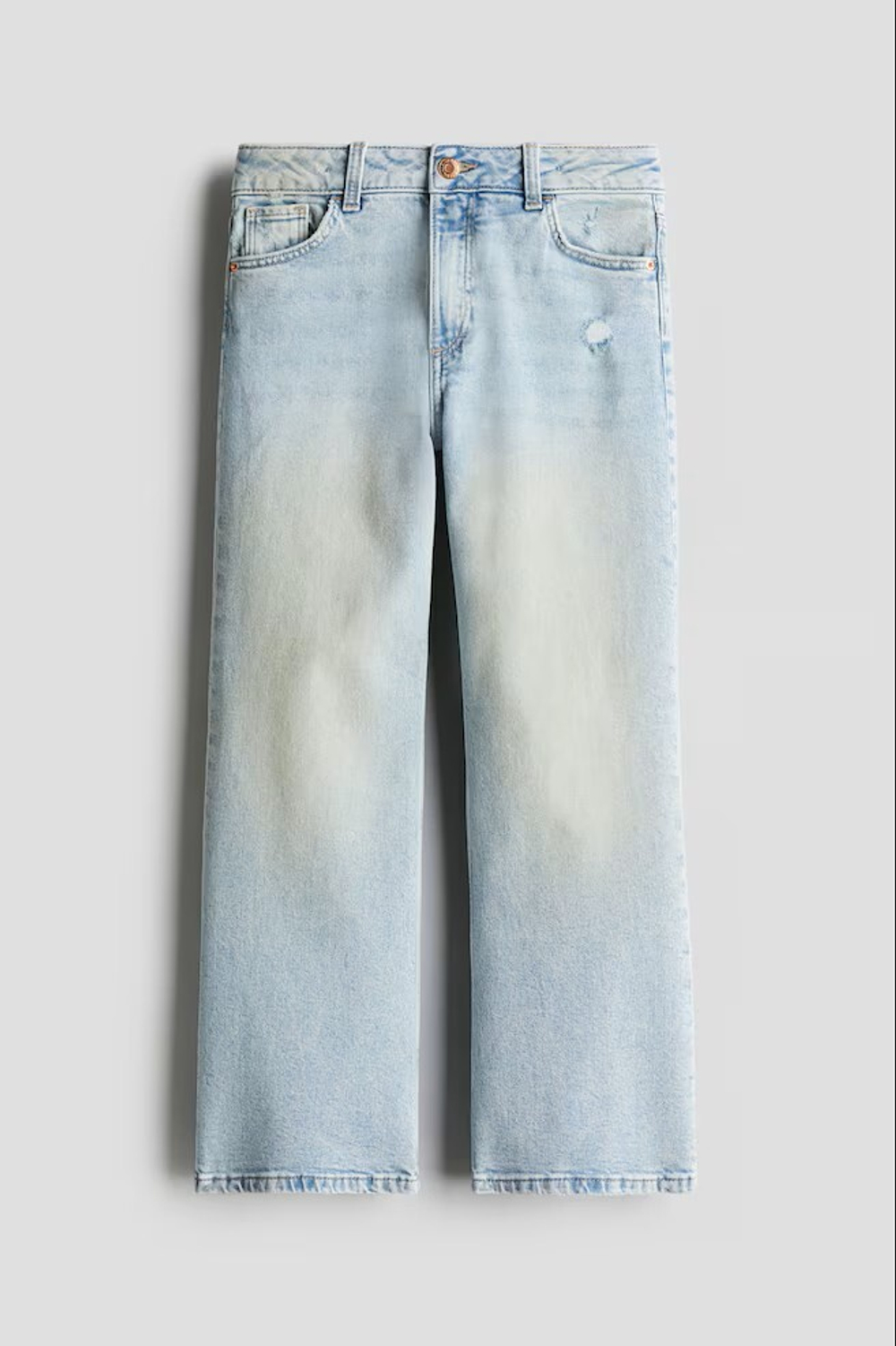 H&M Джинсы Baggy Fit, голубой