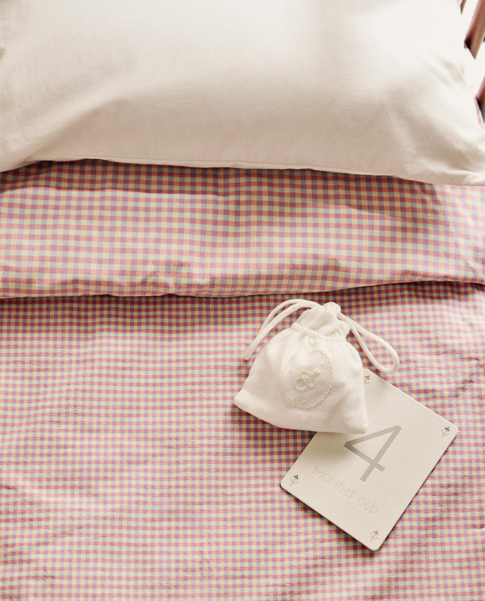 Пододеяльник Zara Home, хлопок 100%, в клетку, 2630/088