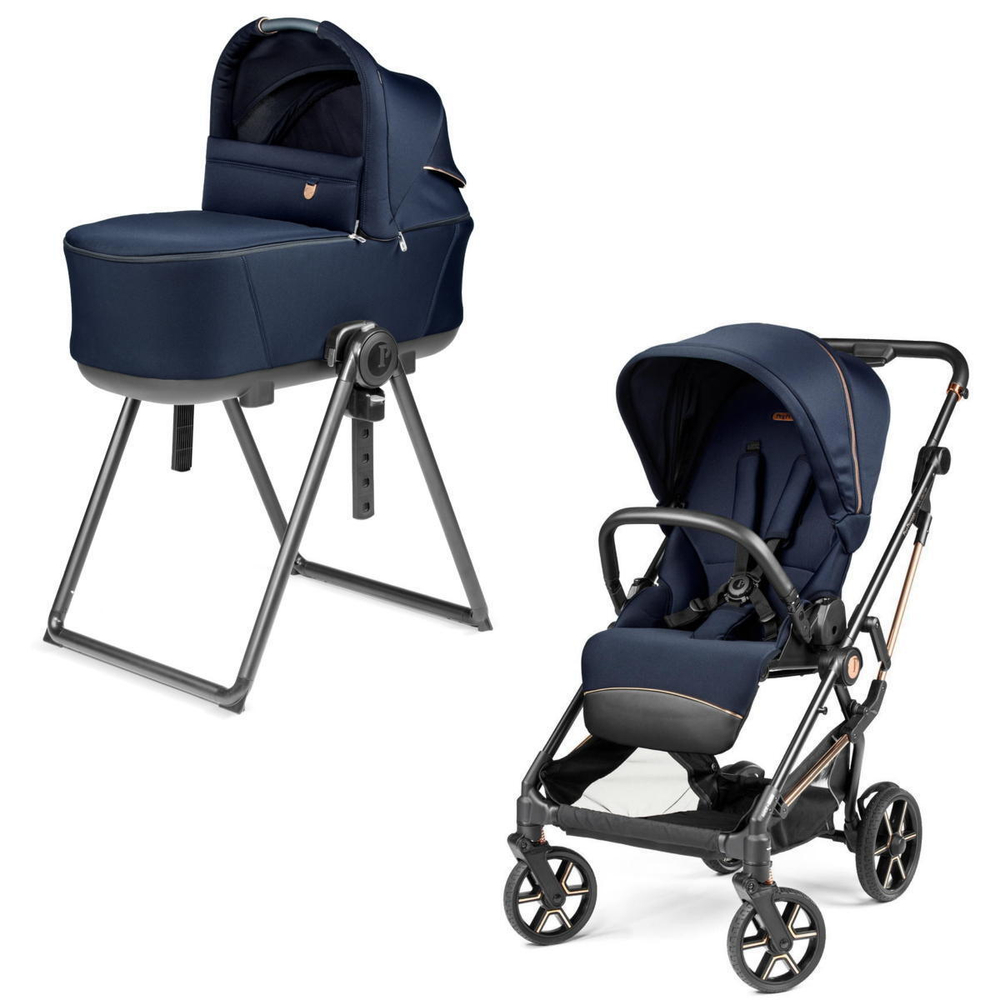 Коляска 2 в 1 Peg Perego Vivace New Culla Flex Blue Shine