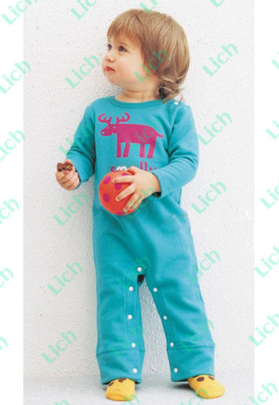 Комбинезон для новорожденных с изображением зверей