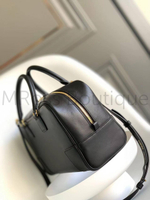 Женская сумка Celine Medium Louise рыжего цвета с ручкой и плечевым ремнем