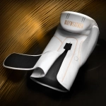 Боксёрские перчатки Hayabusa Mayweather Contender white/gold