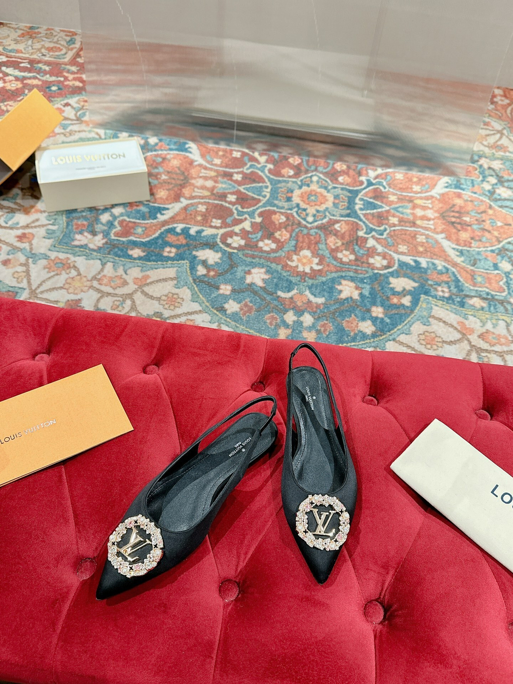 Louis Vuitton Met Slingback Ballerina