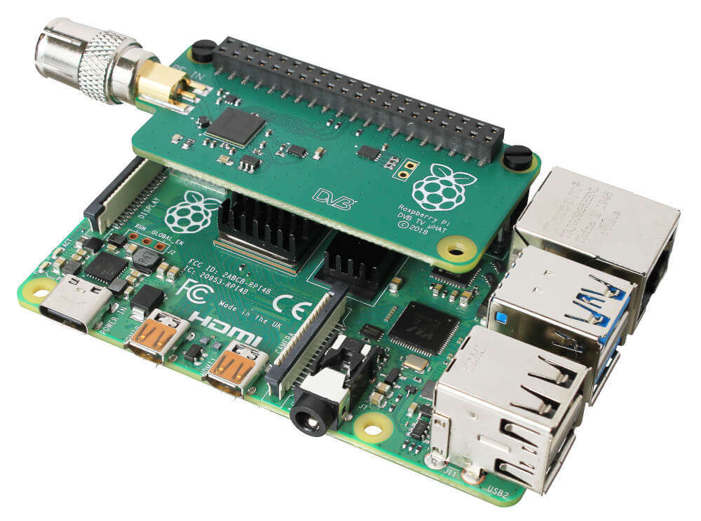 ТВ-тюнер DVB-T2 Raspberry Pi TV HAT