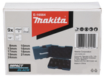 Набор ударных торцовых головок Impact Black Makita E-16564