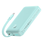 Внешний аккумулятор + Беспроводная зарядка Baseus Magnetic Mini Type-C Edition 2C+Qi 10000mAh 30W (MagSafe) - Peppermint Blue