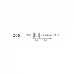 Анкерный титановый штифт IKT-D05-V