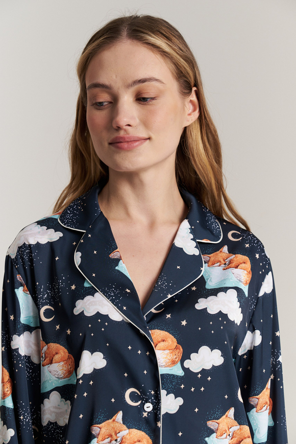 Костюм двойка спящие лисы - S размер