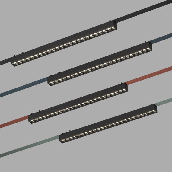 Трековый светильник Denkirs Belty Grill DK5573-BK