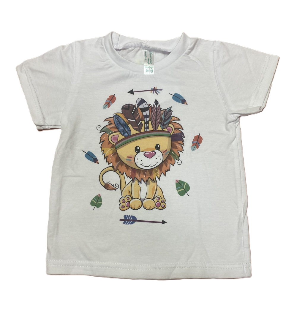 Футболка на мальчика из кулирки (100% хлопок) на рост 86 см