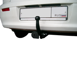 Фаркоп Mitsubishi Lancer X 2007-2012, кроме модификации Evolution, только передний привод, только дорейстайлинговая версия, условно-съемный,(без электрики) Трейлер.7130
