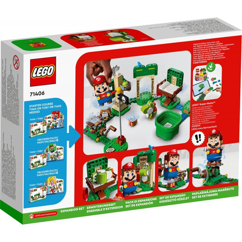 Конструктор LEGO Super Mario Дом подарков Супер Марио Йоши - дополнительный набор 71406