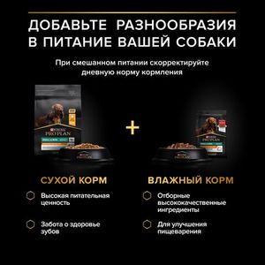 Пауч Pro Plan Sensitive Skin для взрослых собак мелких и карликовых пород с чувствительной кожей с лососем