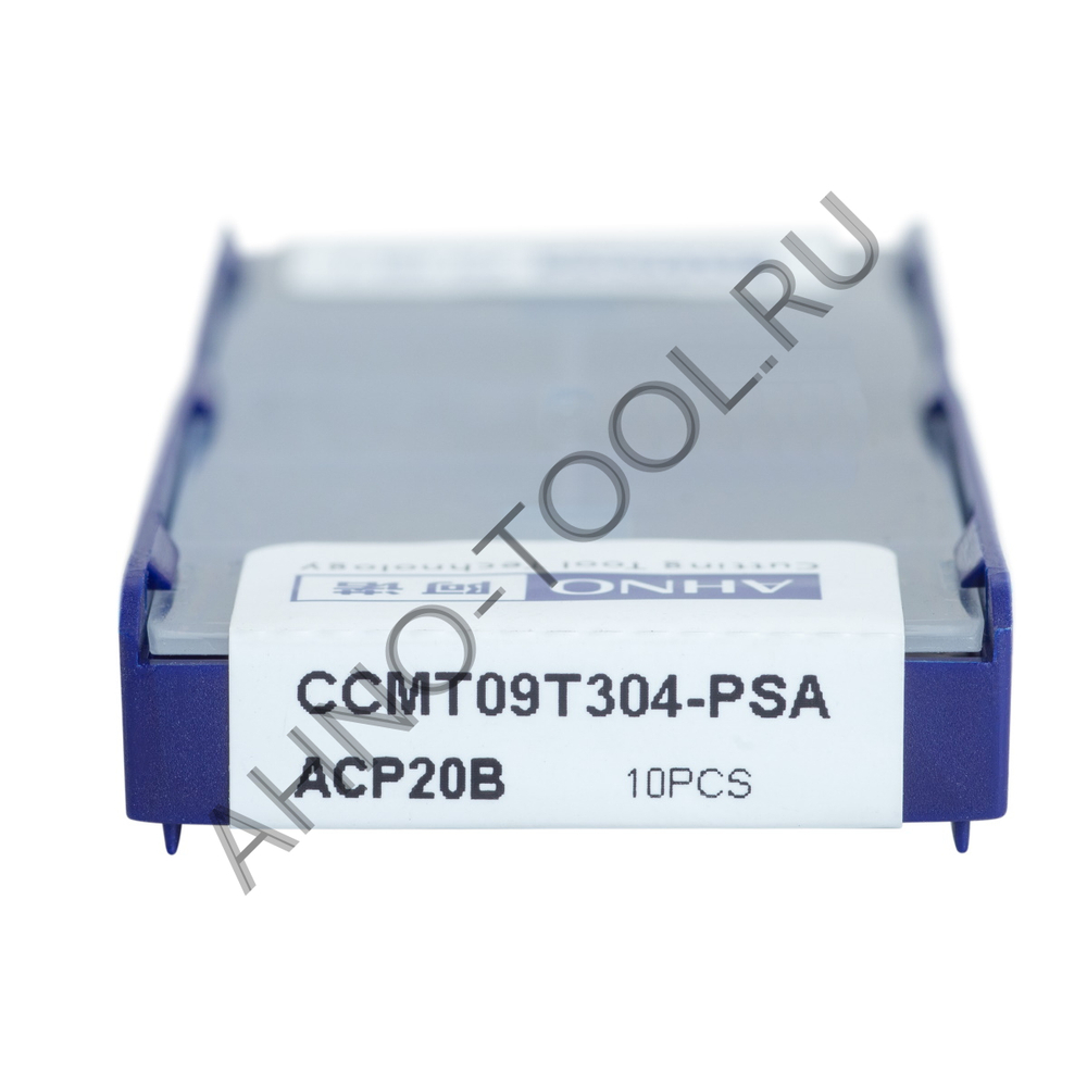 Пластина твердосплавная ISO CCMT09T304-PSA ACP20B AHNO по стали, получистовая