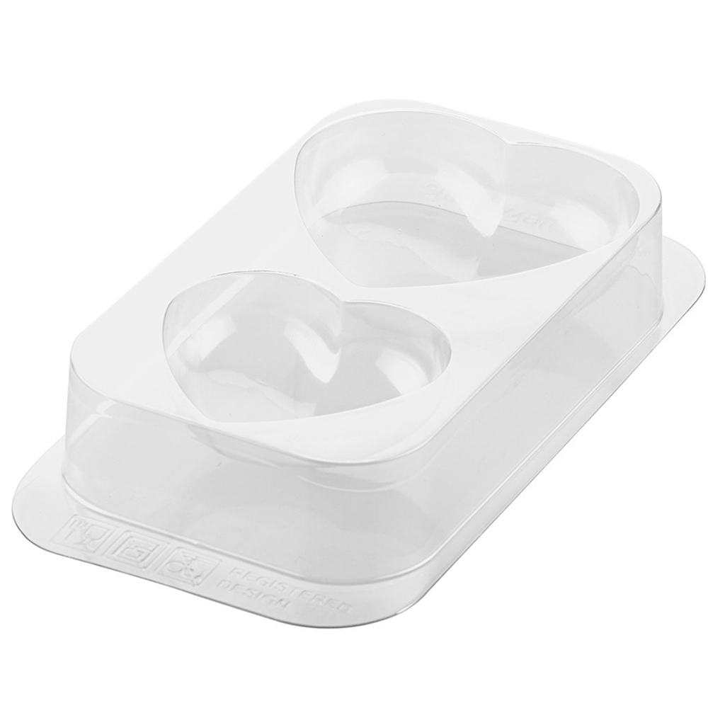 Набор термоформованных форм для шоколада и конфет secret love, 2 шт.