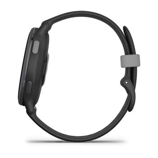 Умные часы Garmin Vivoactive 5 черные с серым безелем и силиконовым ремешком