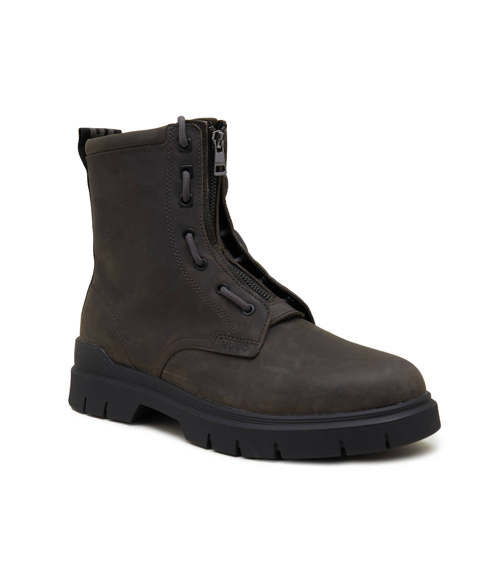 Кожаные трапперы ryan HUGO - хаки(50503872)