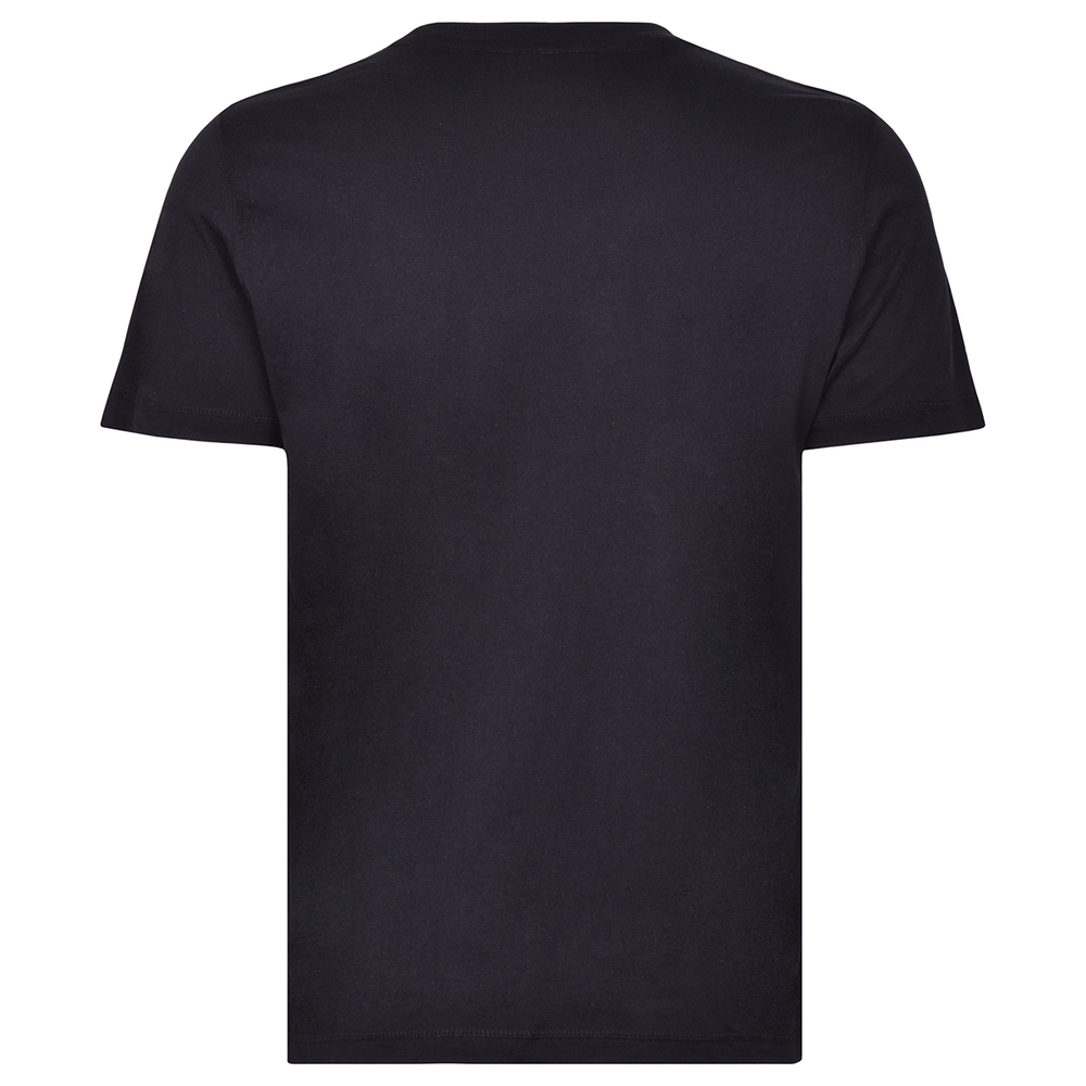 Мужская теннисная футболка Sergio Tacchini Robin T-shirt - black/orange