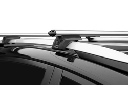 Багажник Lux Элегант на рейлинги с овальной аэро поперечиной 120 см.
