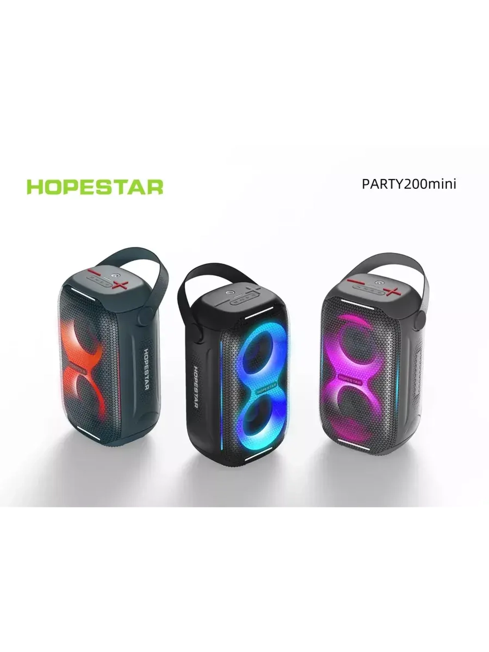 Портативная колонка Party 200 mini - 20 Вт синяя