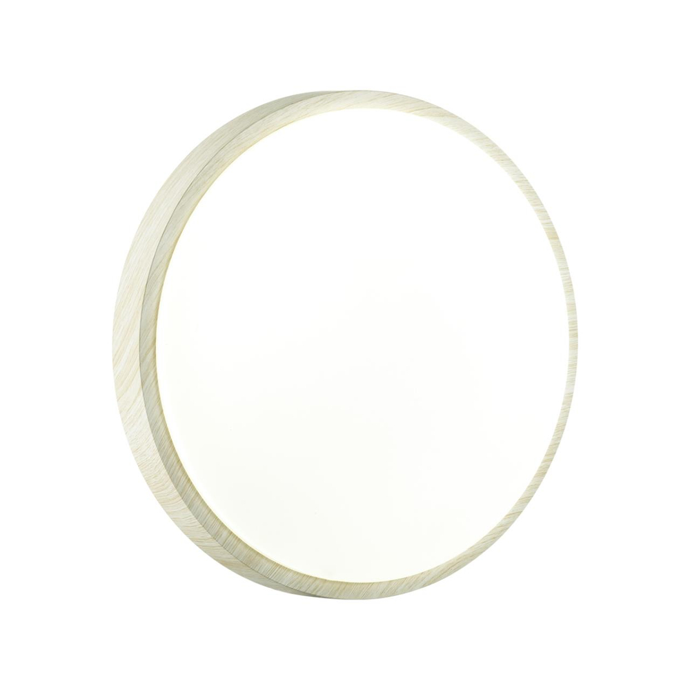 7628/CL PALE SN 000 Светильник пластик/белый/беленый под дерево LED 30Вт 4000К D340 IP43 LOSTA