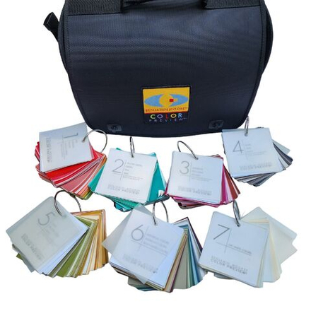 Сумка дизайнера с колеровочными палитрами (7шт) Benjamin Moore ( Color Preview )