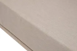 "Верона" лаунж-зона 5-местная плетеная из роупа (веревки), каркас алюминиевый белый, роуп бежевый