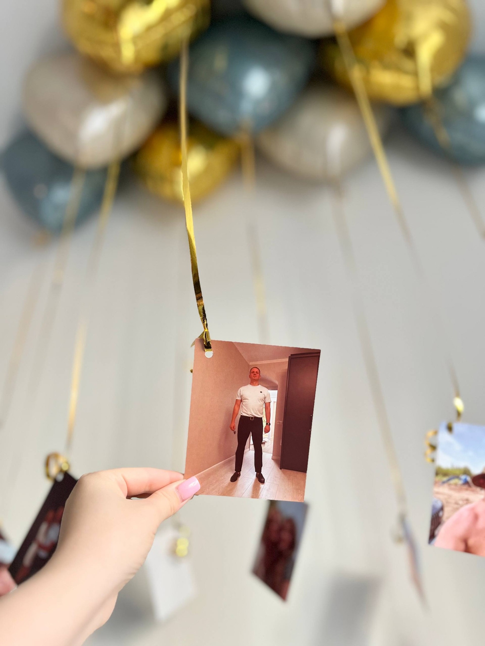 Сердца под потолок с фото №3865