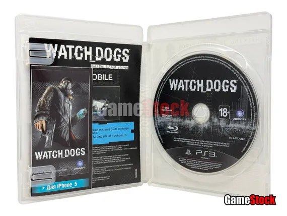 PS3 Watch Dogs (Б/У, Полностью на русском языке, BLES-01934)