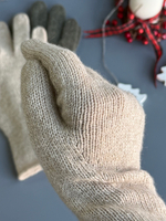 Совместное вязание ПЕРЧАТКИ С ЛЮРЕКСОМ