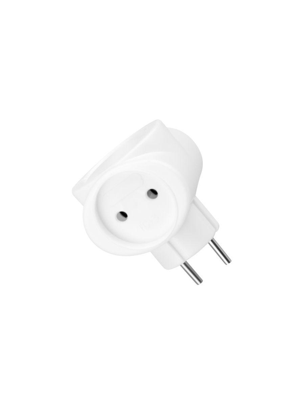Разветвитель 3-м 6А IP20 220В биметал. бел. Rexant 11-1064