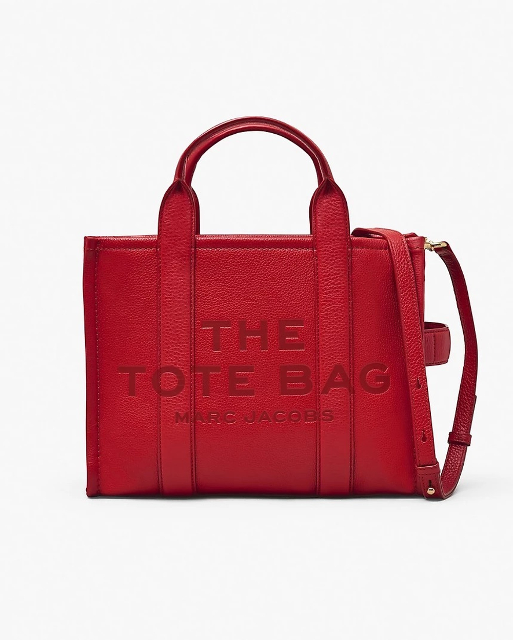 Сумка MARC JACOBS THE LEATHER MEDIUM TOTE BAG “True Red”