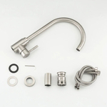 Смеситель для кухни, Frap, с картриджем, нерж, F41899-1