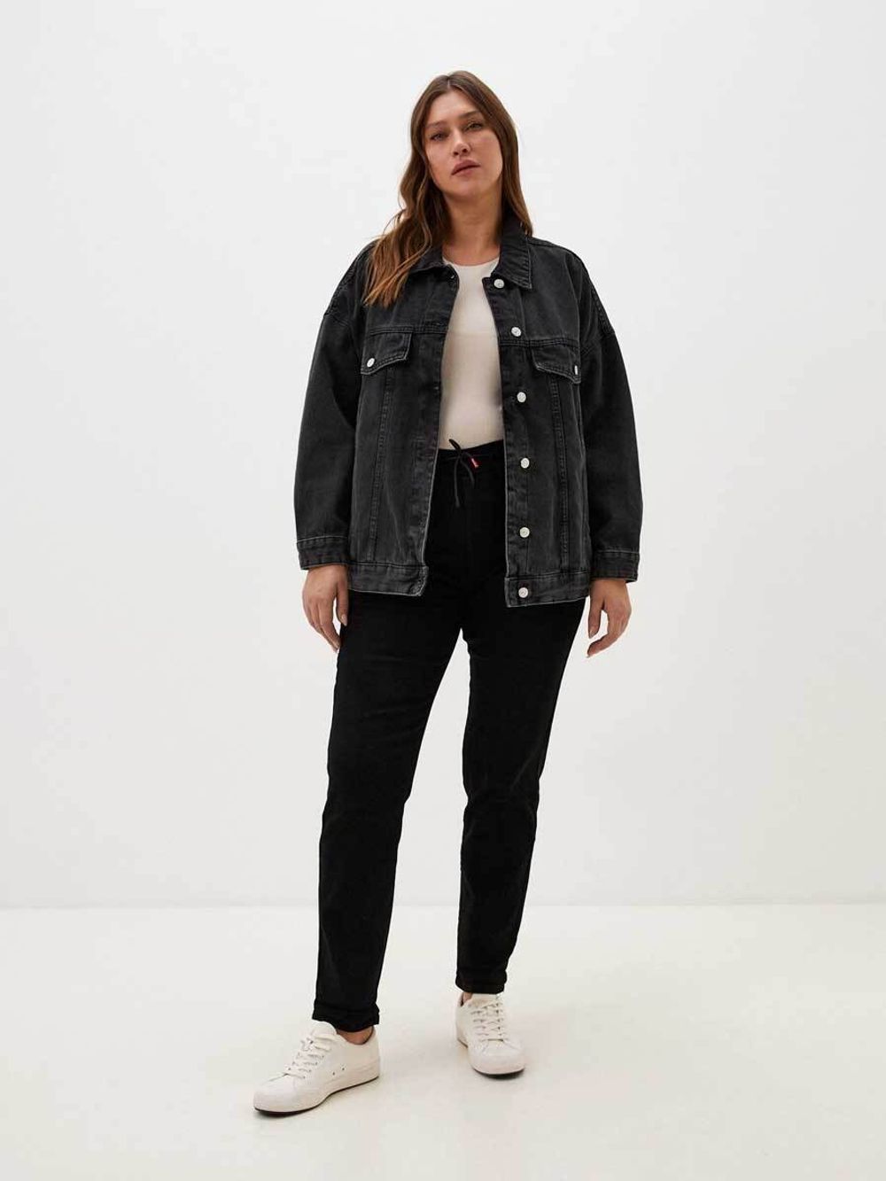 Джинсы утепленные больших размеров