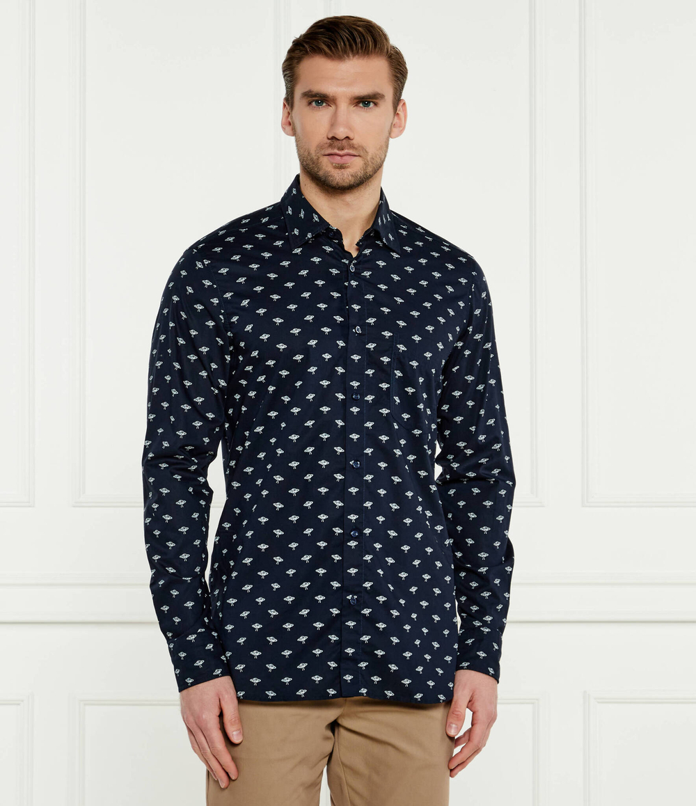 Рубашка Remiton_M BOSS ORANGE - темно-синий(50524724)