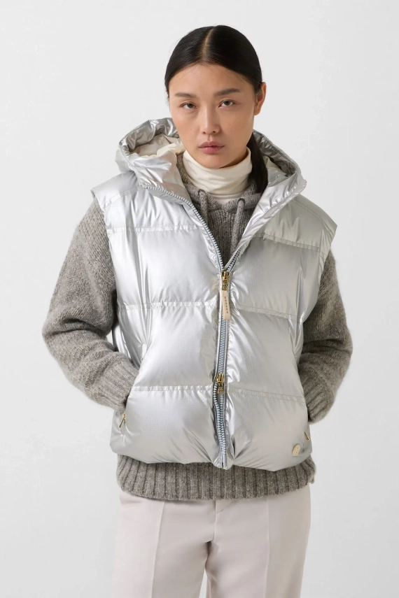 Куртка-жилет BOGNER SPORT LIVY1-D серебристого цвета