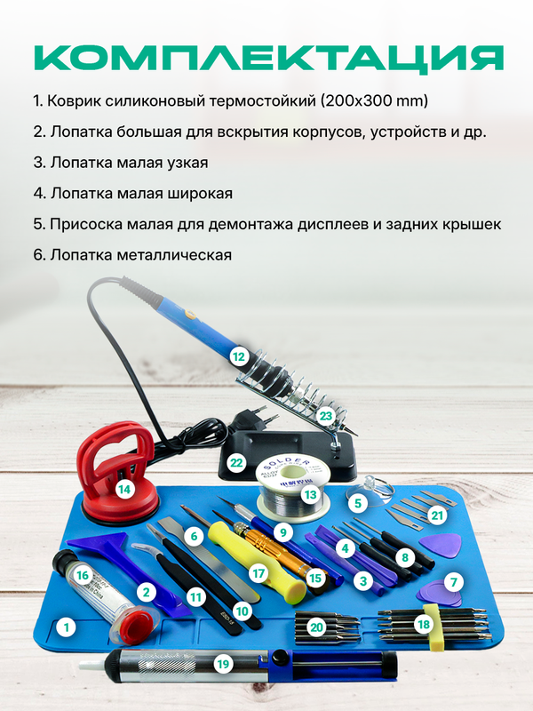 Набор мастера для ремонта смартфонов и планшетов (New)