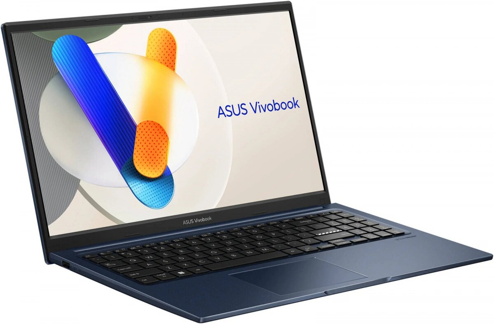 Ноутбук ASUS VivoBook 15 X1504VA-BQ5274 Quiet Blue (15.6", Intel Core 7 150U, 16GB, SSD 512GB, Intel UHD Graphics, noOS) 90NB13Y1-M02W10