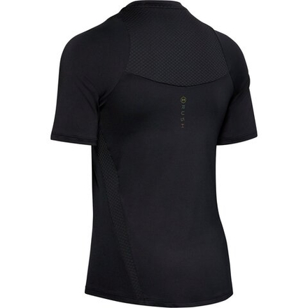 Женская теннисная футболка Under Armour Women's UA RUSH Short Sleeve - black