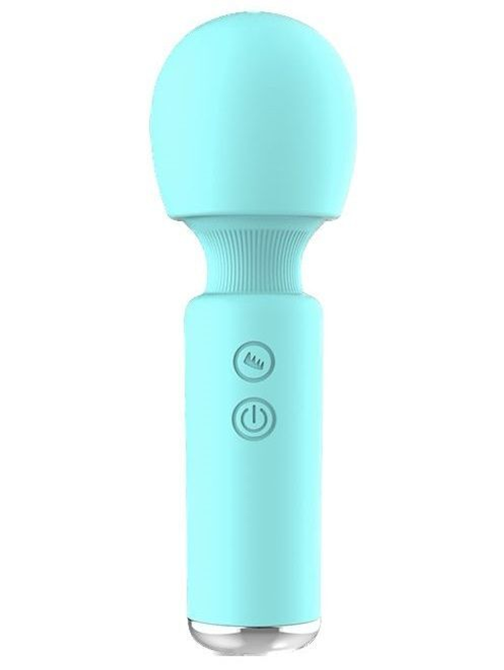 Аквамариновый перезаряжаемый мини-wand Intimate Wand (Цвет: аквамариновый)